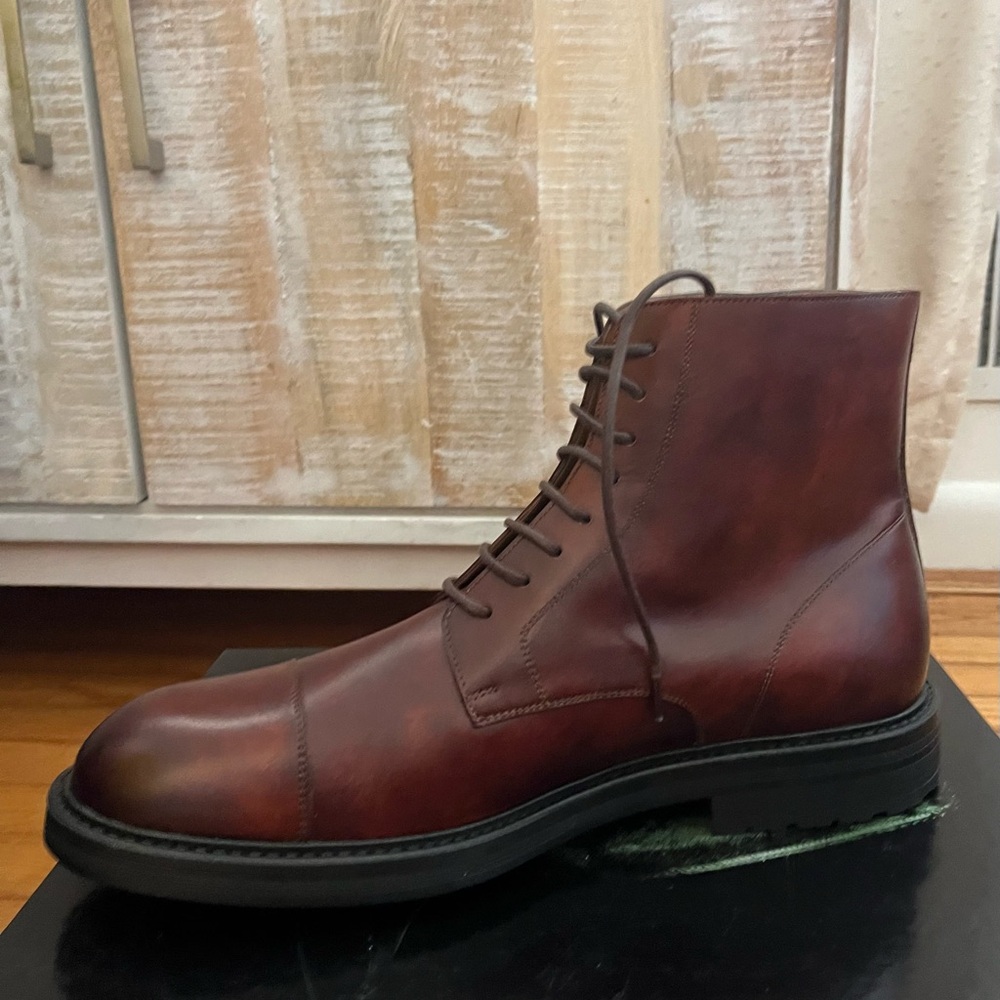 Magnanni Leather Boot - Polar Tobacco - Men’s 12